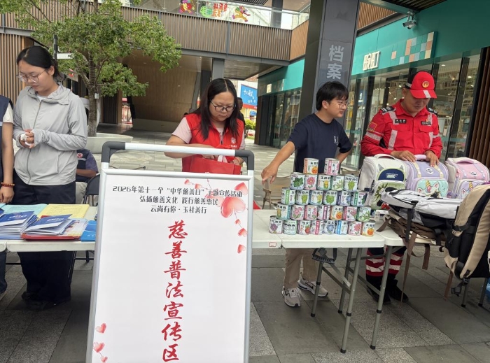 公益同心惠民生 慈善微光护老小——东风社区开展“中华慈善日”主题宣传活动1